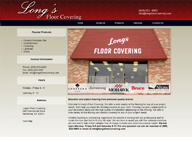 Long's Floor Covering Web Site Design